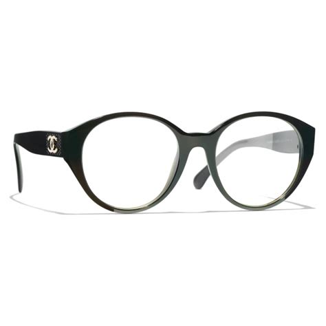 chanel green eyeglasses|authentic chanel eyeglass frames.